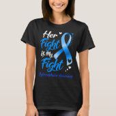 Haar strijd is mijn strijd tegen de HYDROCEPHALUS- T-shirt (Voorkant)