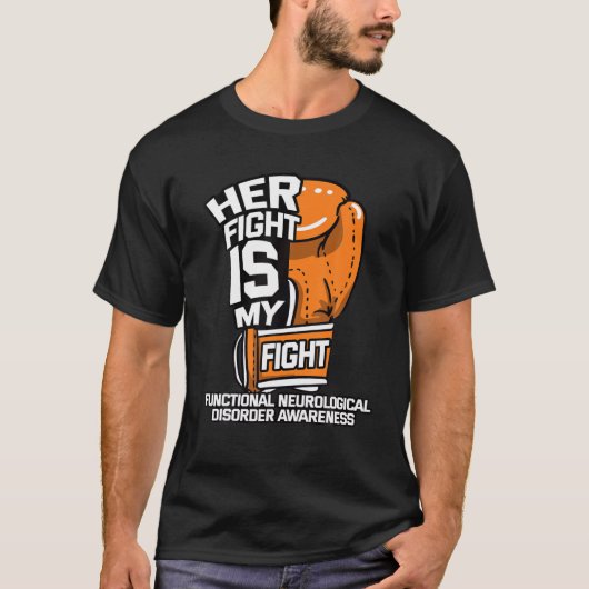 Haar strijd is mijn strijd tegen functionele neuro t-shirt (Voorkant)