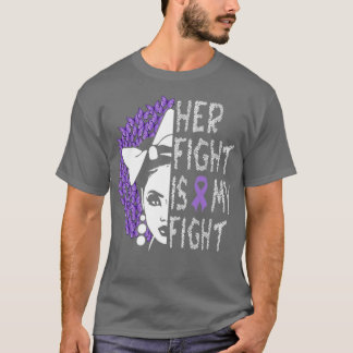 Haar strijd is mijn strijd tegen het Blauwgroen be T-shirt