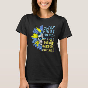 Haar strijd is mijn strijd tegen het syndroom Bewu T-shirt