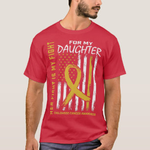 Haar strijd is mijn strijd tegen kinderkanker. t-shirt
