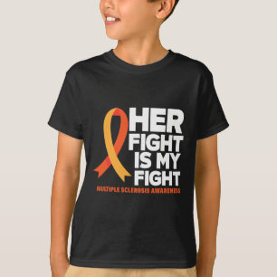 Haar strijd is mijn strijd tegen MS Multiple Scler T-shirt