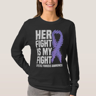 Haar strijd is mijn strijd tegen pulmonale hyperte t-shirt