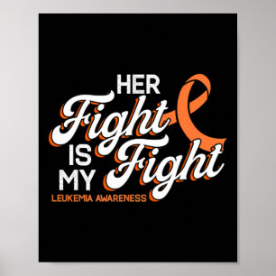 Haar strijd is mijn strijd voor leukemiepatiënten poster