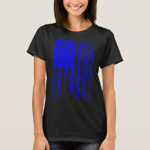 Haar strijd is ons gevecht Alopecia Areata bewustz T-shirt