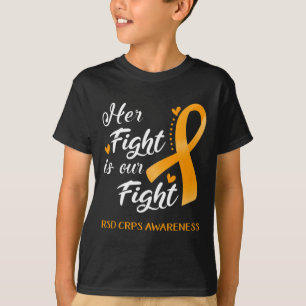 Haar strijd is ons gevecht tegen RSD CRPS bewustzi T-shirt