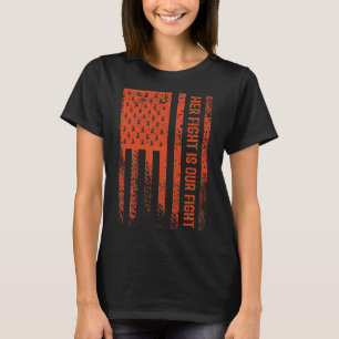 Haar strijd is onze strijd RSD CRPS Awareness 1 T-shirt