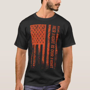 Haar strijd is onze strijd RSD CRPS Awareness 1 T-shirt