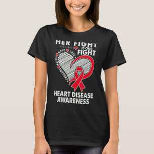 Haar strijd is onze strijd tegen hartziekte, WKK T-shirt