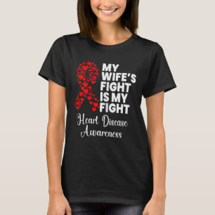 Haar Strijd Mijn Strijd Hartziekte Overlevende Bew T-shirt