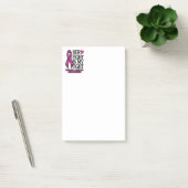 Haar strijd tegen borstkanker post-it® notes (Kantoor)