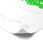 Haar strijd tegen mijn strijd tegen het groene lin poster (Hoek)