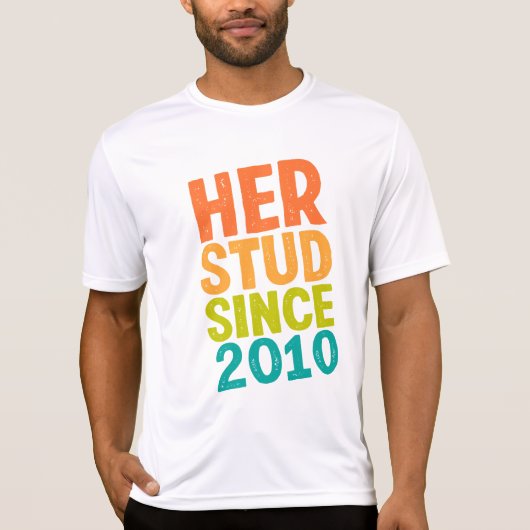 Haar studie sinds 2010 t-shirt (Voorkant)