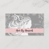 Haar Stylist Afspraak Visitekaartjes (Voorkant)