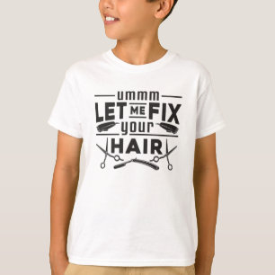Haar Stylist Barber Schaar Kapper Gift Idee T-shirt