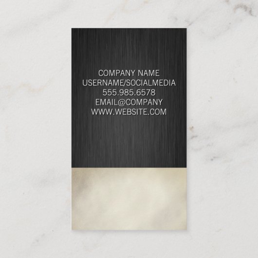 Haar Stylist Barber Tools | Stijlvol Visitekaartje (Achterkant)