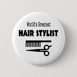 Haar Stylist Button