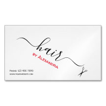 Haar Stylist Card Magnet