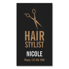 Haar Stylist Card Magnet Magnetisch Visitekaartje