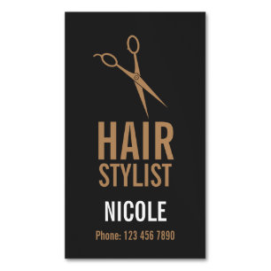 Haar Stylist Card Magnet Magnetisch Visitekaartje