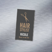 Haar Stylist Card Magnet Magnetisch Visitekaartje (Voorbeeld)