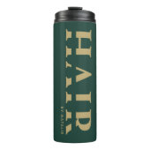 Haar Stylist Cool Beauty Salon Haarstylist Custom Thermosbeker (Voorkant)
