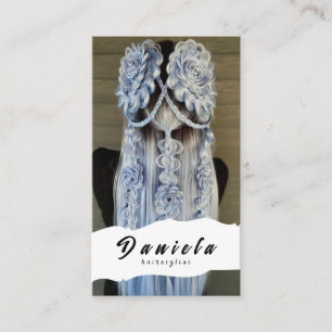 Haar Stylist Cute Scissor Minimalist Blush Pink Visitekaartje