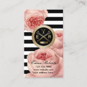 Haar Stylist  Floral Cadeaubon Kortingskaartje (Voorkant)