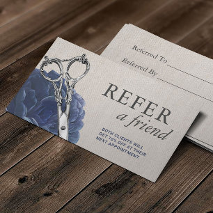 Haar Stylist  Flower Scissor Salon Referral