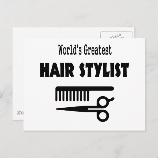 Haar Stylist Kaart (Voorkant / Achterkant)