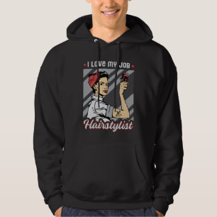 Haar Stylist Kapper Kapper Schaar Haar Gift Hoodie