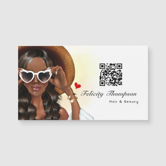 Haar Stylist QR-code (Voorkant)