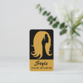Haar Stylist Salon Studio Visitekaartje (Staand voorkant)