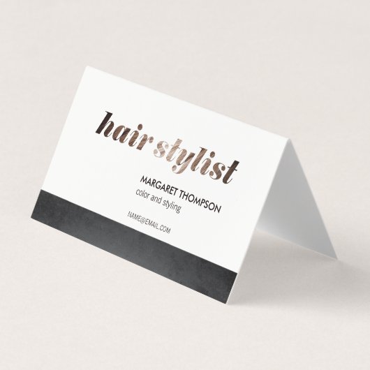 Haar Stylist/Salon Visitekaartjes (Voorkant)