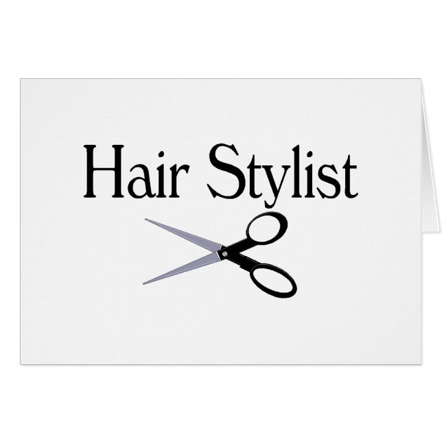 Haar Stylist-schaar (Voorkant Horizontaal)