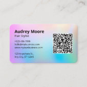 Haar Stylist Sjablonen Visitekaartje (Voorkant)