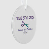 Haar Stylist snijkant Ornament (voorkant)