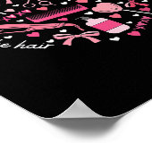 Haar Stylist Valentijnsdag Hart Kapper Cosm Poster (Hoek)