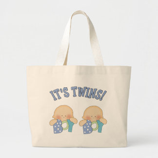 HAAR TWINS (jongen) Grote Tote Bag