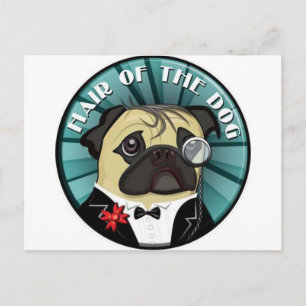Haar van de hond briefkaart