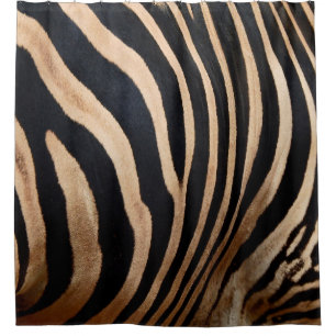 haar van zebravel, van dier, achtergrond, zwart, l douchegordijn