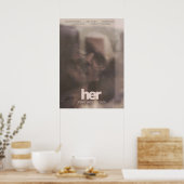 Haar verhaal A Spike Jonze Love Story Poster (Keuken)