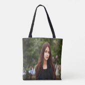 Haar verhaal begint hier: gepersonaliseerd Tas voo (Achterkant)