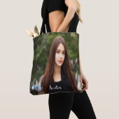 Haar verhaal begint hier: gepersonaliseerd Tas voo (Dichtbij)