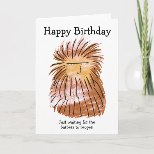 Haar verjaardagskaart kaart (Voorkant)