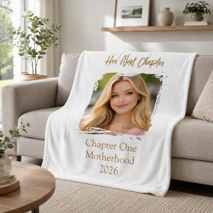 Haar Volgend Hoofdstuk Moeder Moeder Foto Fleece Deken