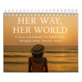 Haar weg, haar wereld: 2026 Solo Woman Traveller Kalender