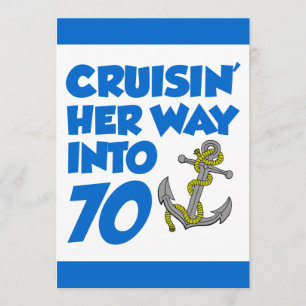 Haar weg kruipen in 70 Uitnodiging