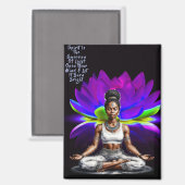 Haar wijsheid-magneet magneet (Voorkant / Achterkant)