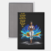 Haar wijsheid mastering energie magneet (Voorkant / Achterkant)